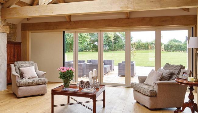 Shades for Centor Doors are available in two patterns and a range of colours